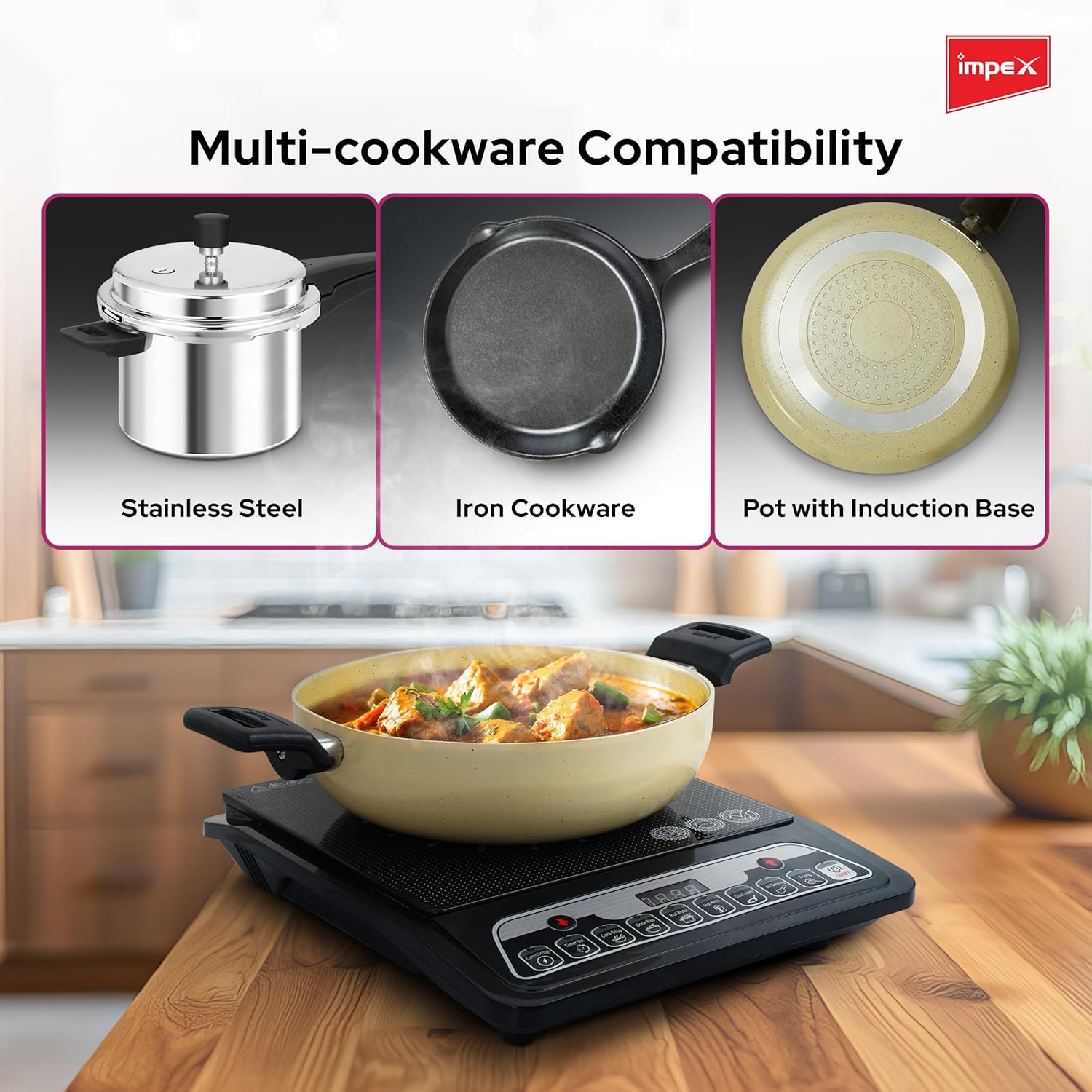 Impex 1800 Watt Induction Cooktop